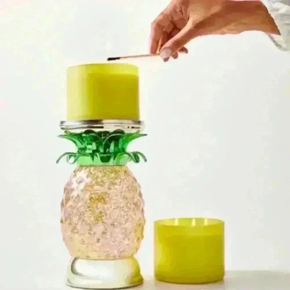 Other - Water Globe 3 wick Candle Holder